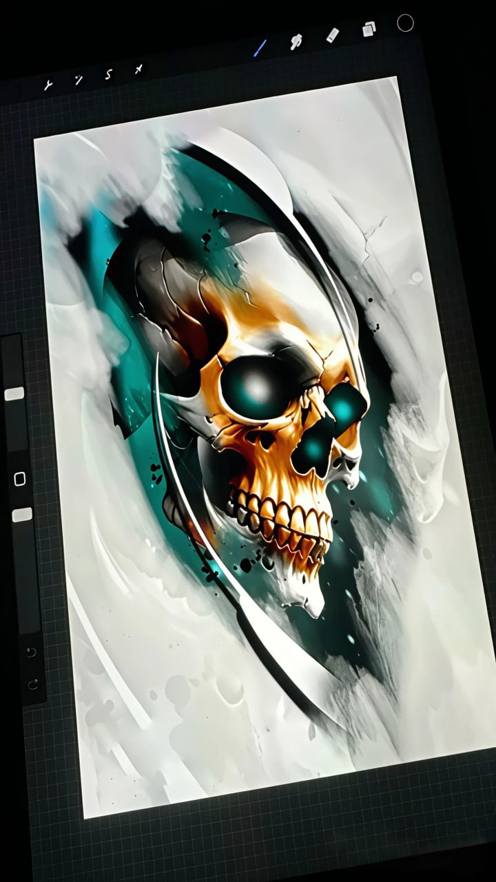 Abstract dark surrealism